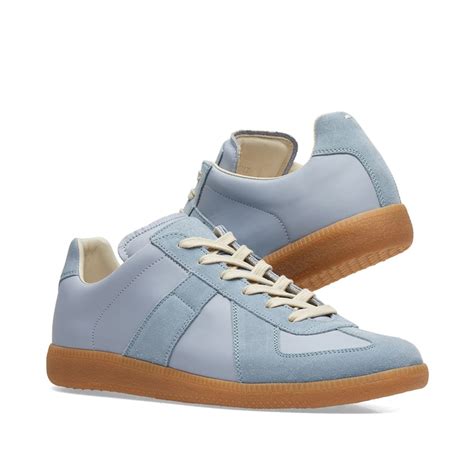 maison margiela replica shoes blue and gum|maison margiela leather sneakers.